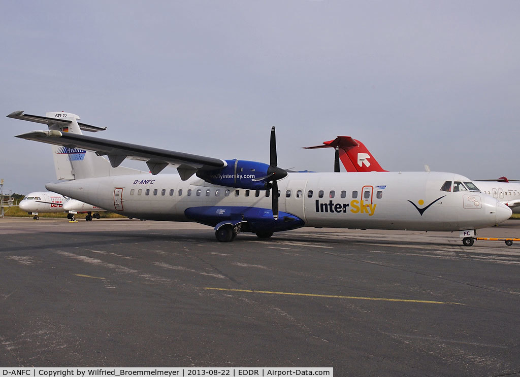 D-ANFC, 1991 ATR 72-202 C/N 237, Aircraft is in for maintenance at OLT Express Technics.