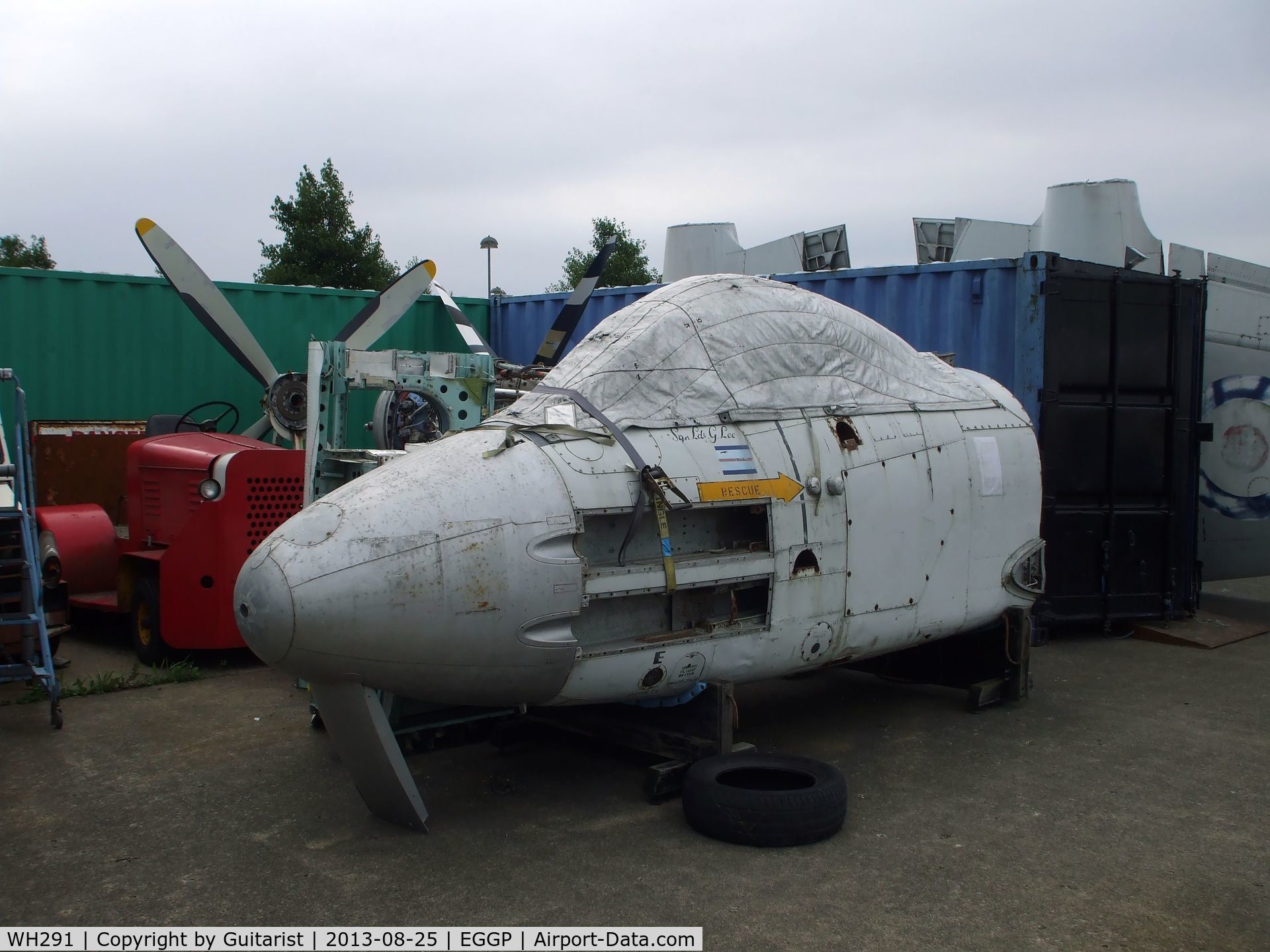 WH291, Gloster Meteor F.8 C/N Not found WH291, Another bit of a meteor