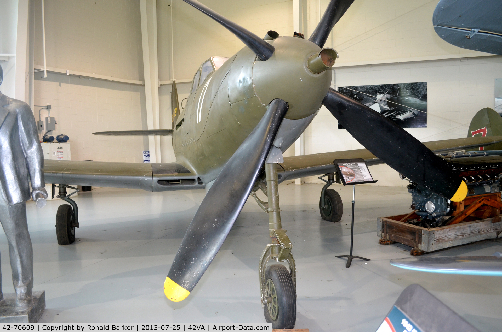 42-70609, 1942 Bell P-63C Kingcobra C/N Not found 42-70609, 42-70609, Military Aviation Museum, Pungo, VA