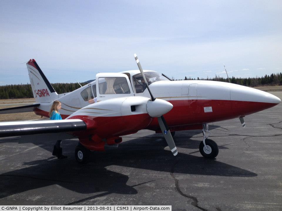 C-GNPA, 1974 Piper PA-23-250 Aztec C/N 27-7405270, Preparation for Take Off