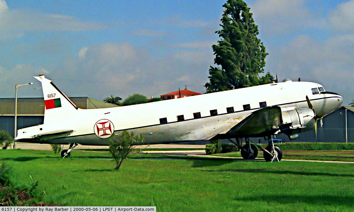 6157, 1943 Douglas C-47A Dakota C/N 19755, Douglas DC-3C-47A-80-DL [19755] Sintra-Lisbon~CS 06/05/2000