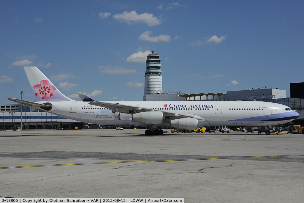 B-18806, 2001 Airbus A340-313 C/N 433, China Airlines Airbus 340-300