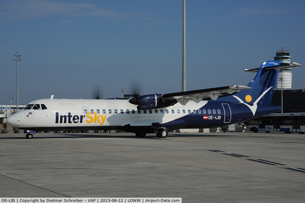 OE-LIB, 2012 ATR N700SV C/N 1038, Intersky ATR72