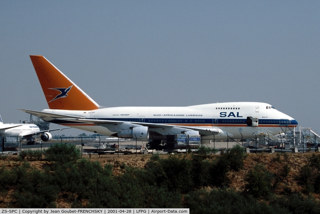ZS-SPC, 1976 Boeing 747SP-44 C/N 21134, Maluti