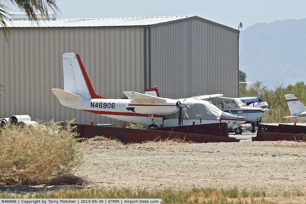 N46906, Aero Commander 680-E C/N 680E-734-34, At Jacqueline Cochran Regional Airport, Palm Springs, California