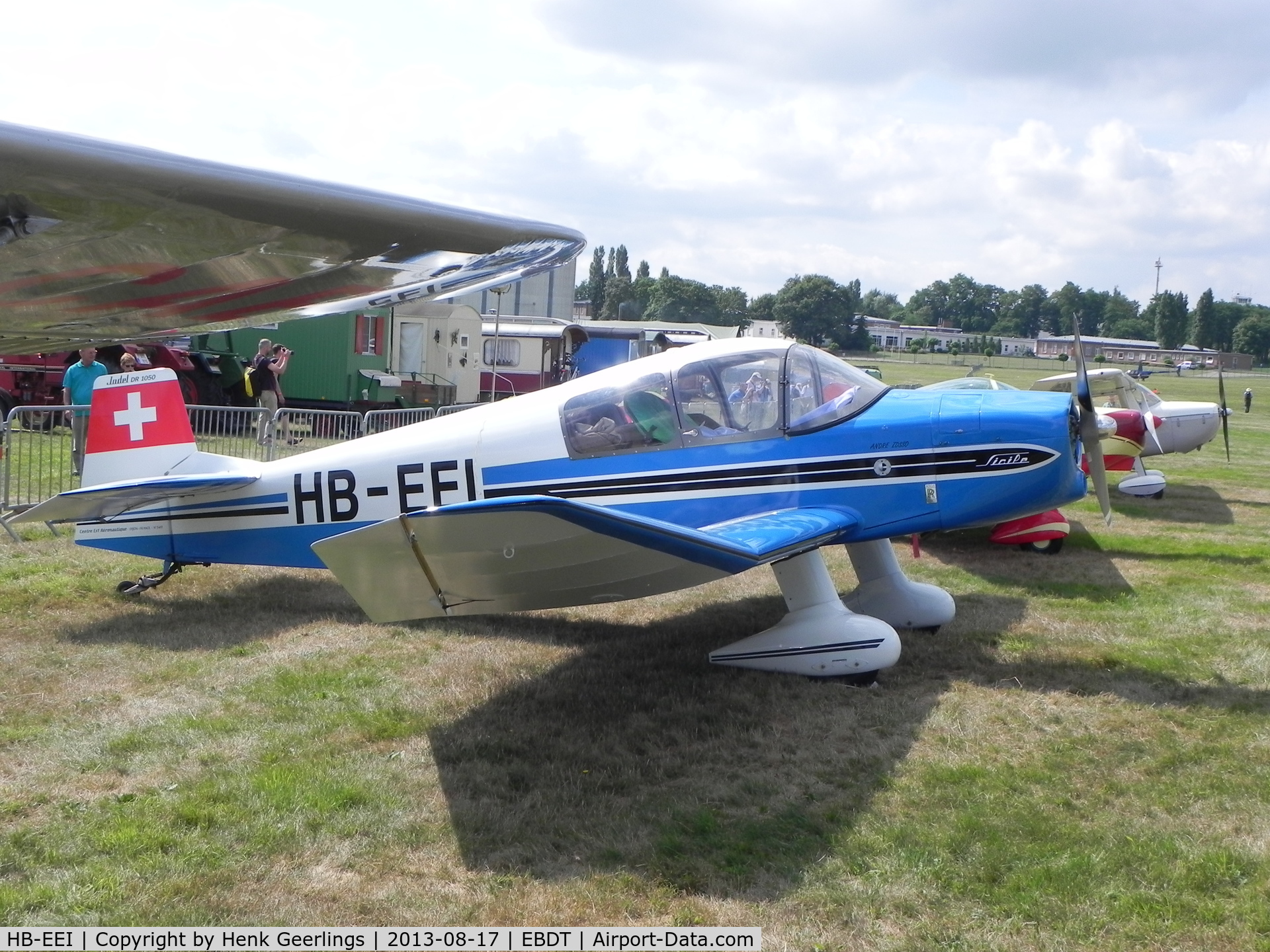 HB-EEI, 1964 CEA Jodel DR-1050 Sicile C/N 549, Oldtimer Fly In Schaffen - Diest , Belgium , Aug 2013