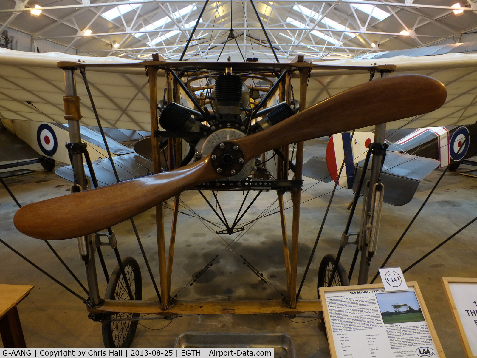 G-AANG, 1911 Bleriot Type XI C/N 14, The Shuttleworth Collection, Old Warden