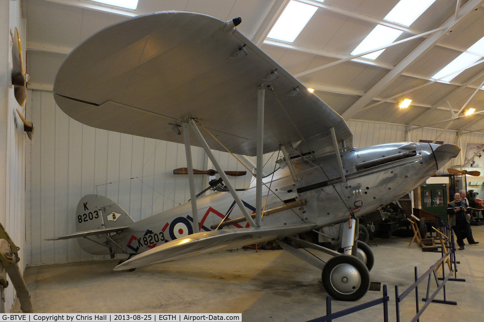 G-BTVE, 1937 Hawker Demon 1 C/N K8203, The Shuttleworth Collection, Old Warden