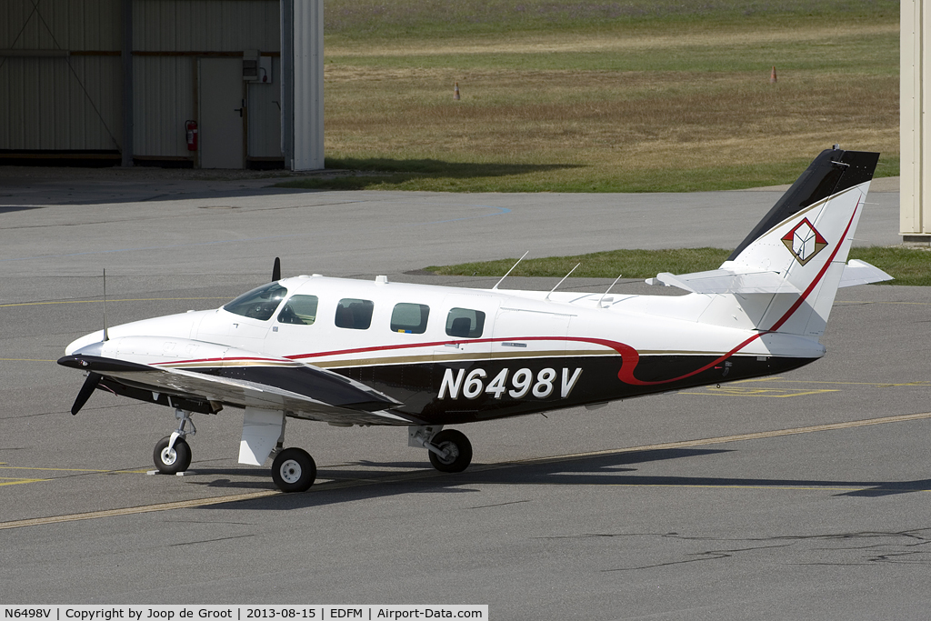 N6498V, 1984 Cessna T303 Crusader C/N T30300313, noted at Mannheim City Airport