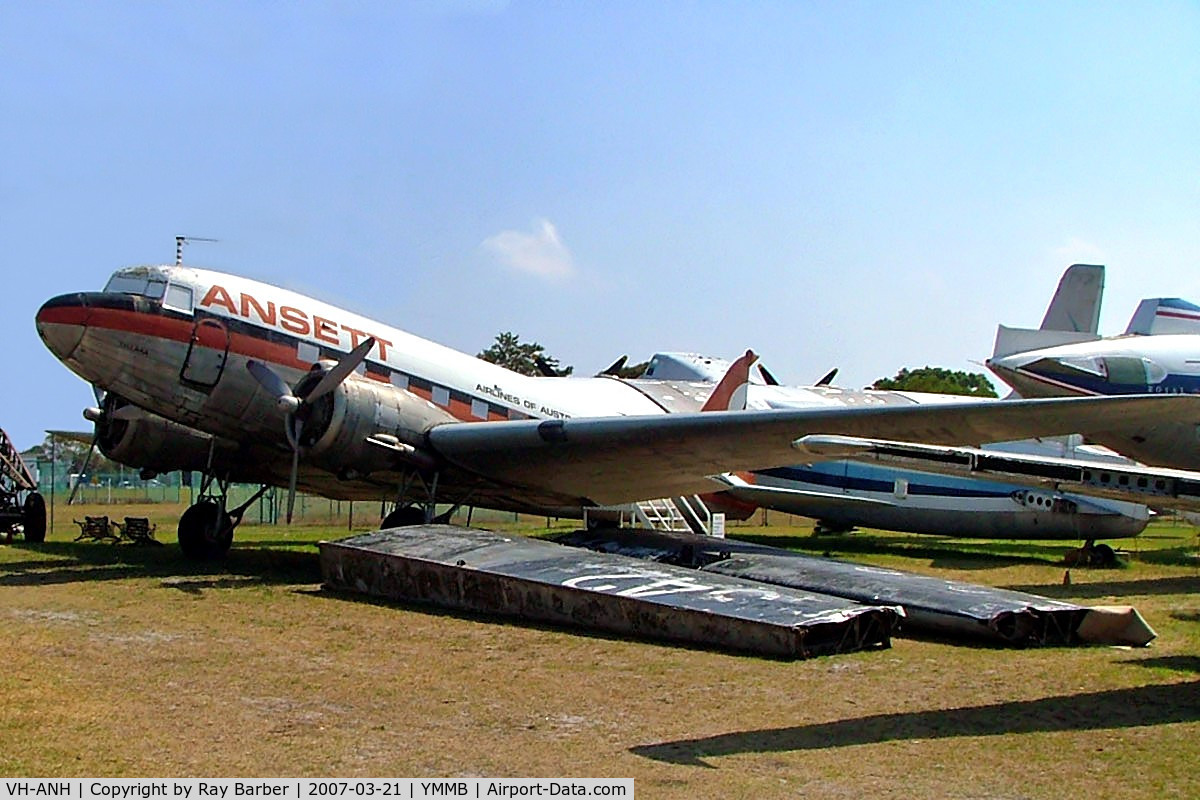 VH-ANH, 1941 Douglas DC-3-396 (DC-3 C-50) C/N 4120, Douglas DC-3C-50 [4120] (Ansett) Moorabbin~VH 21/03/2007