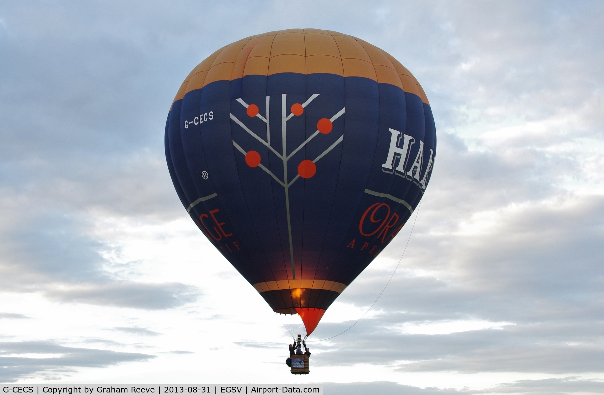 G-CECS, 2006 Lindstrand Hot Air Balloons Ltd LBL 105A C/N 1121, Just airbourne.