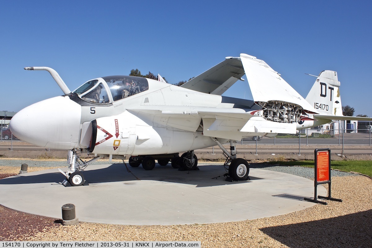 154170, Grumman A-6A Intruder C/N I-305, Displayed at the Flying Leatherneck Aviation Museum in San Diego, California
