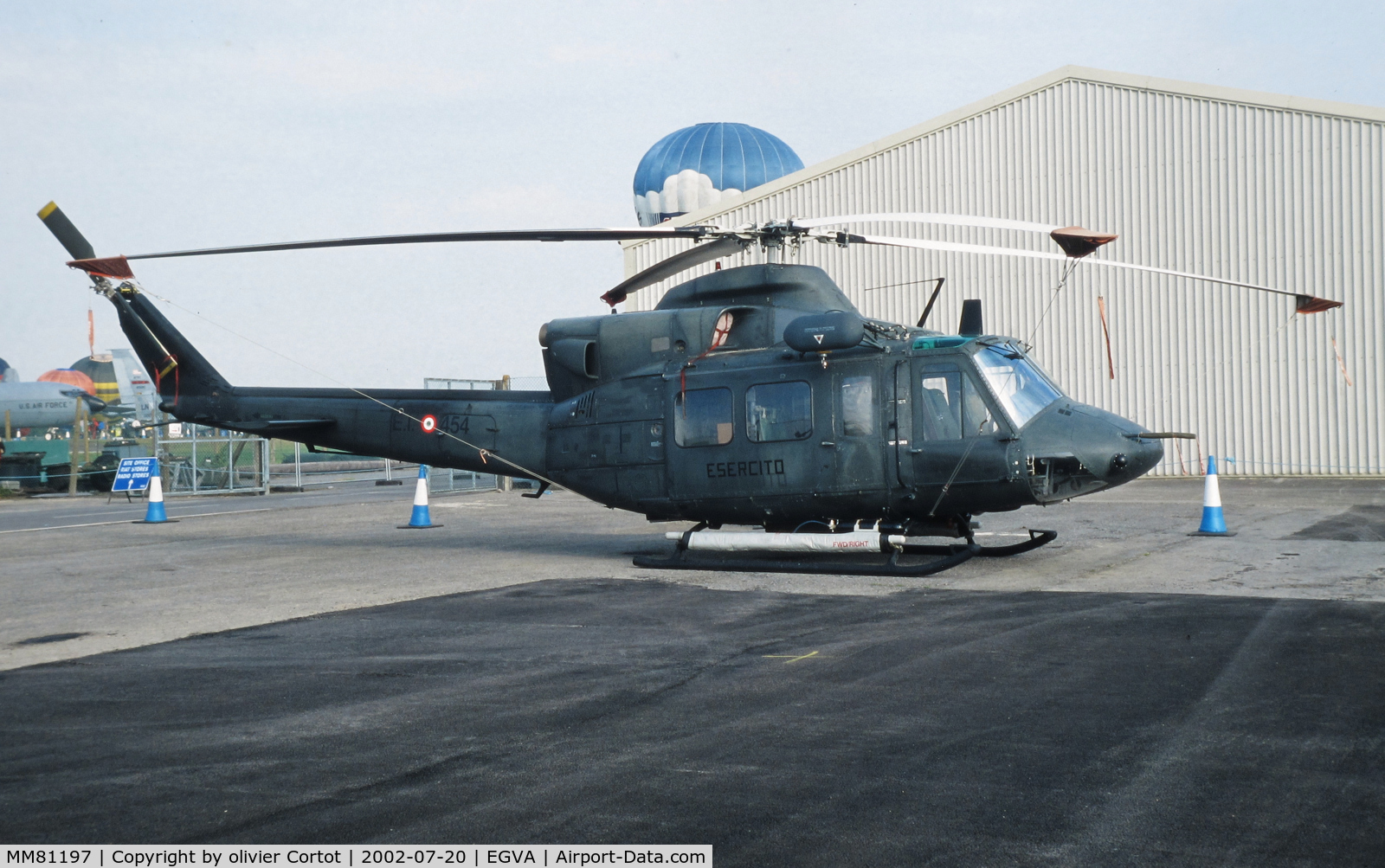 MM81197, Agusta AB-412 Grifone C/N 25536, 1st reg, RIAT 2002