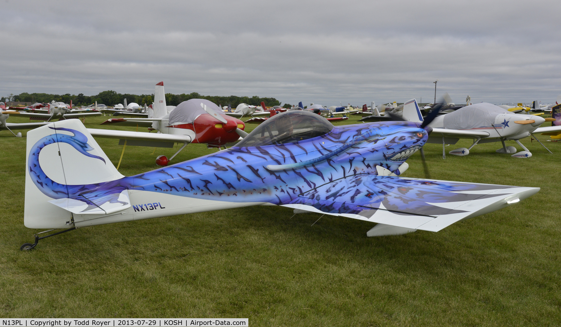 N13PL, Vans RV-3 C/N 11425, Airventure 2013