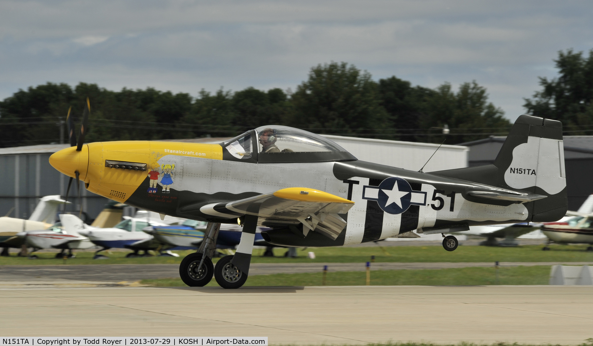 N151TA, Titan T-51 Mustang C/N M04SV6SOHK0027, Airventure 2013