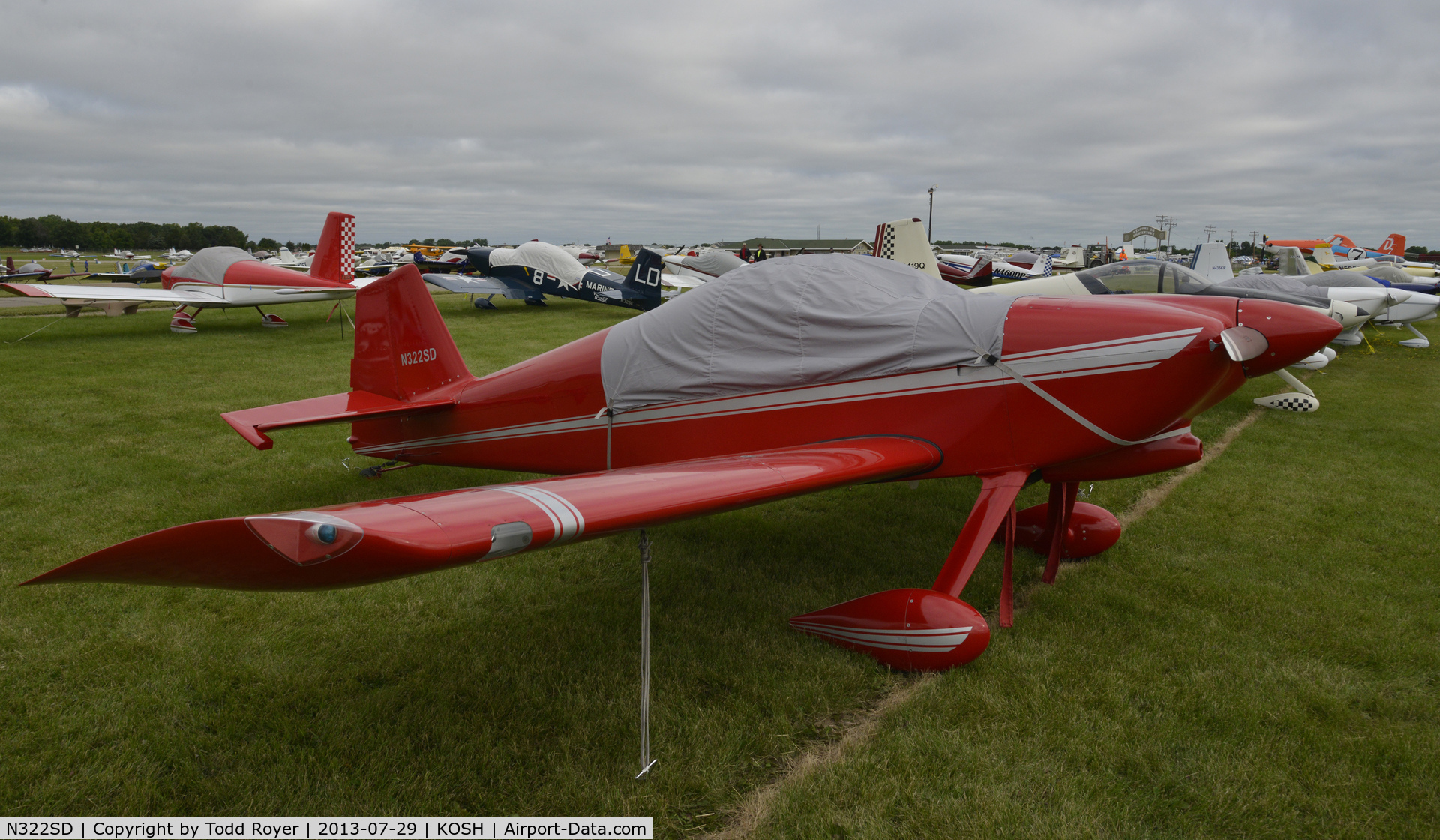 N322SD, 2005 Vans RV-6 C/N 60141, Airventure 2013