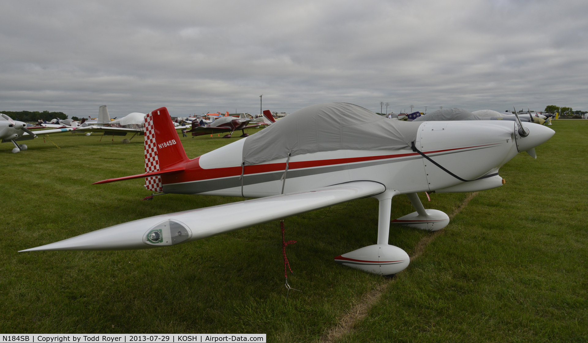 N184SB, 2008 Vans RV-8 C/N 82661, Airventure 2013