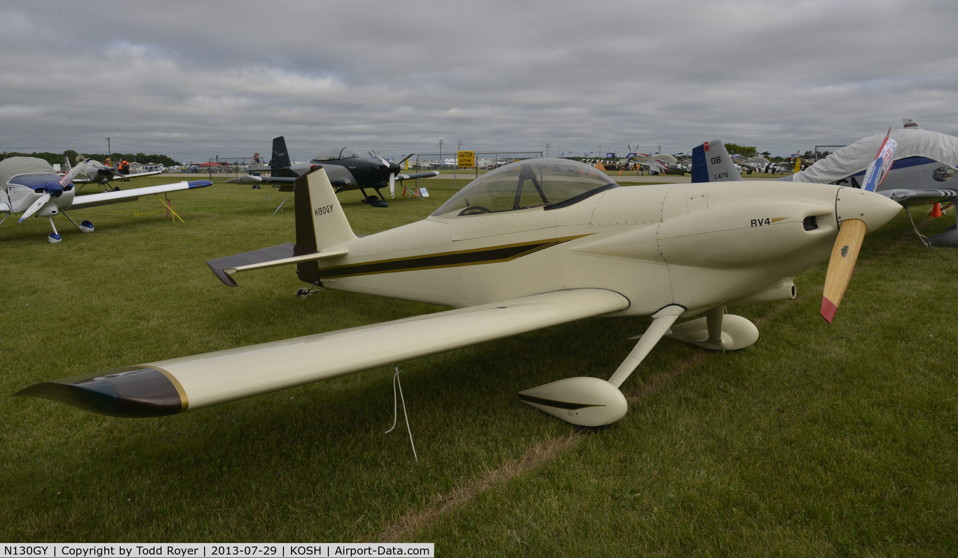 N130GY, 1993 Vans RV-4 C/N 2239, Airventure 2013