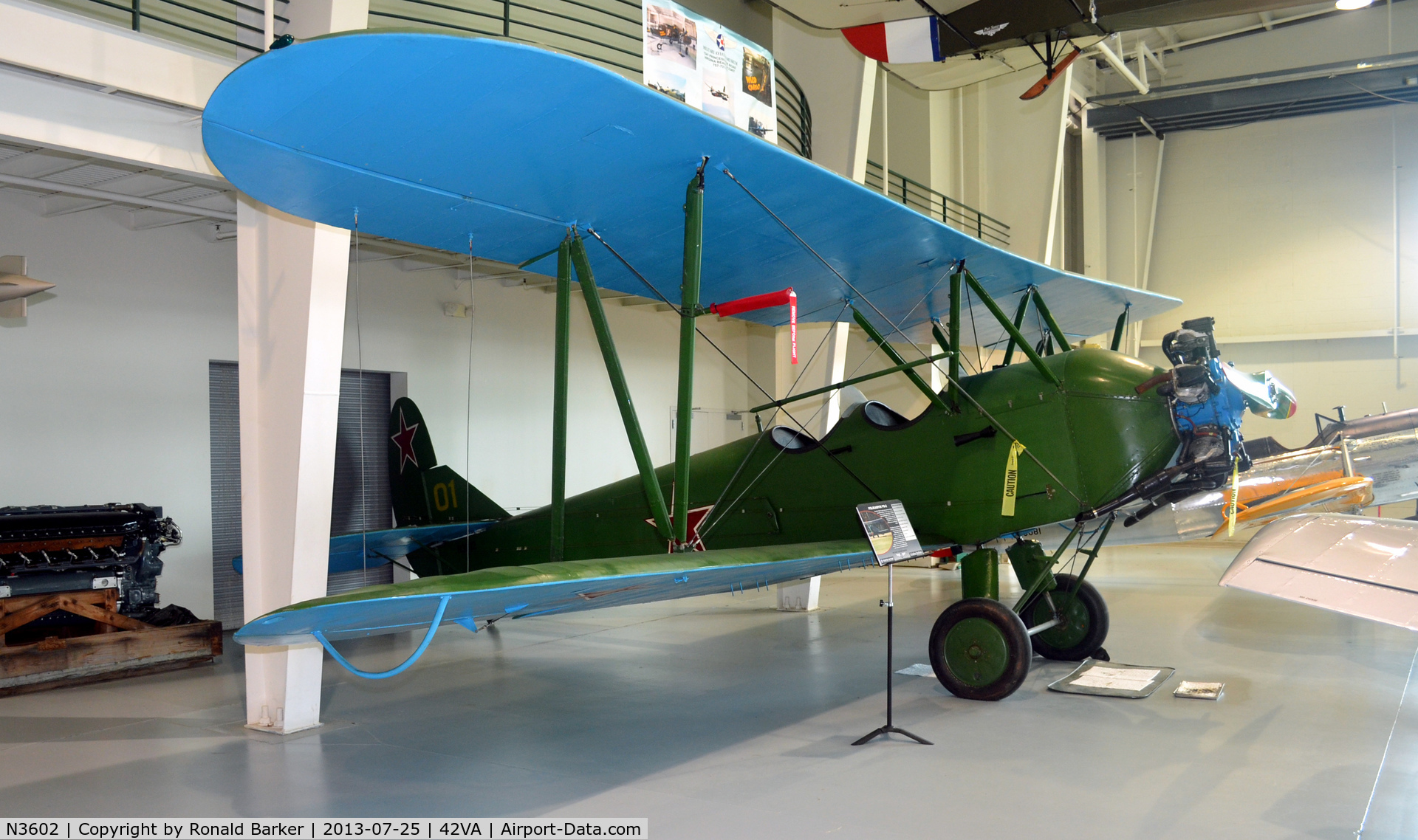 N3602, Polikarpov Po-2 C/N 0717, Military Aviation Museum, Pungo, VA