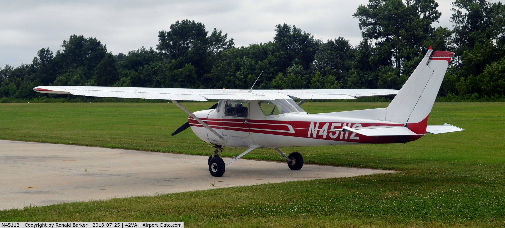 N45112, 1975 Cessna 150M C/N 15076739, Pungo, VA