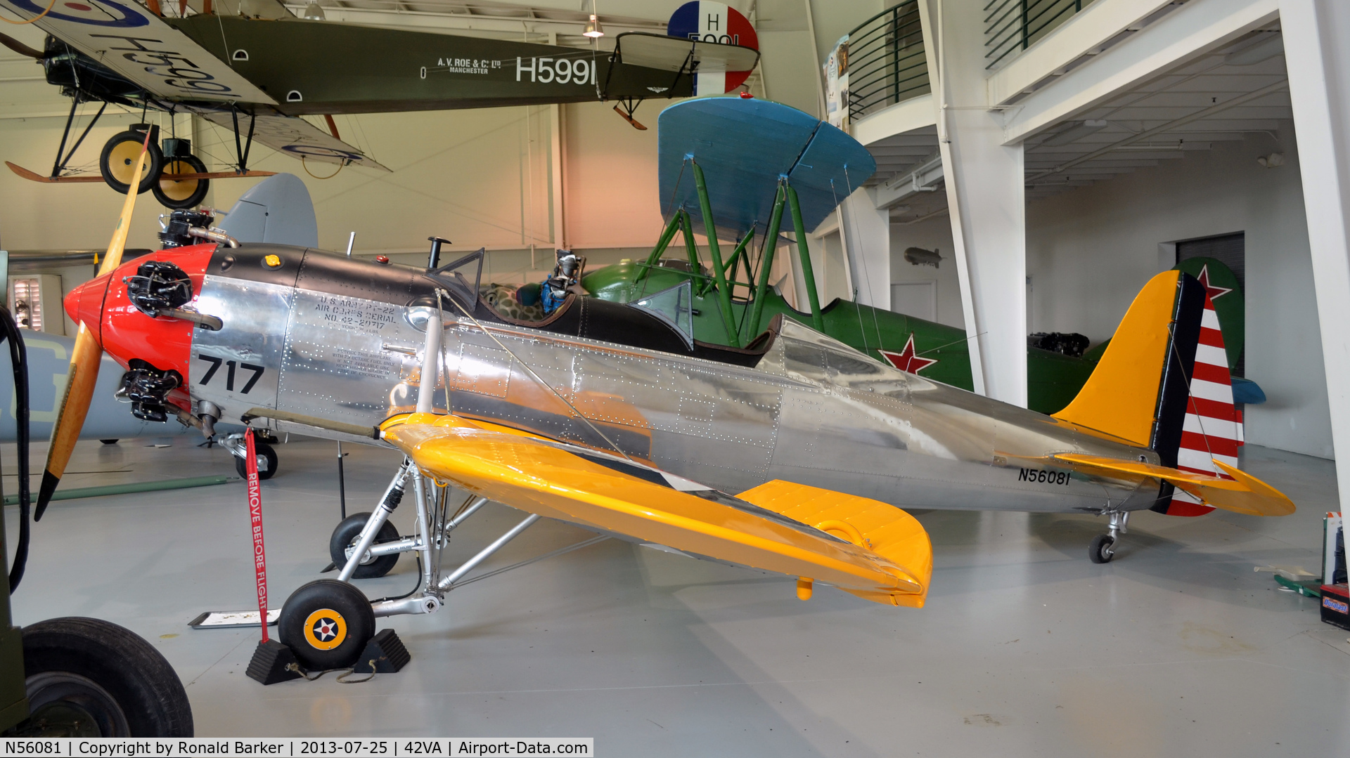 N56081, 1942 Ryan Aeronautical ST3KR C/N 1926, Military Aviation Museum, Pungo, VA