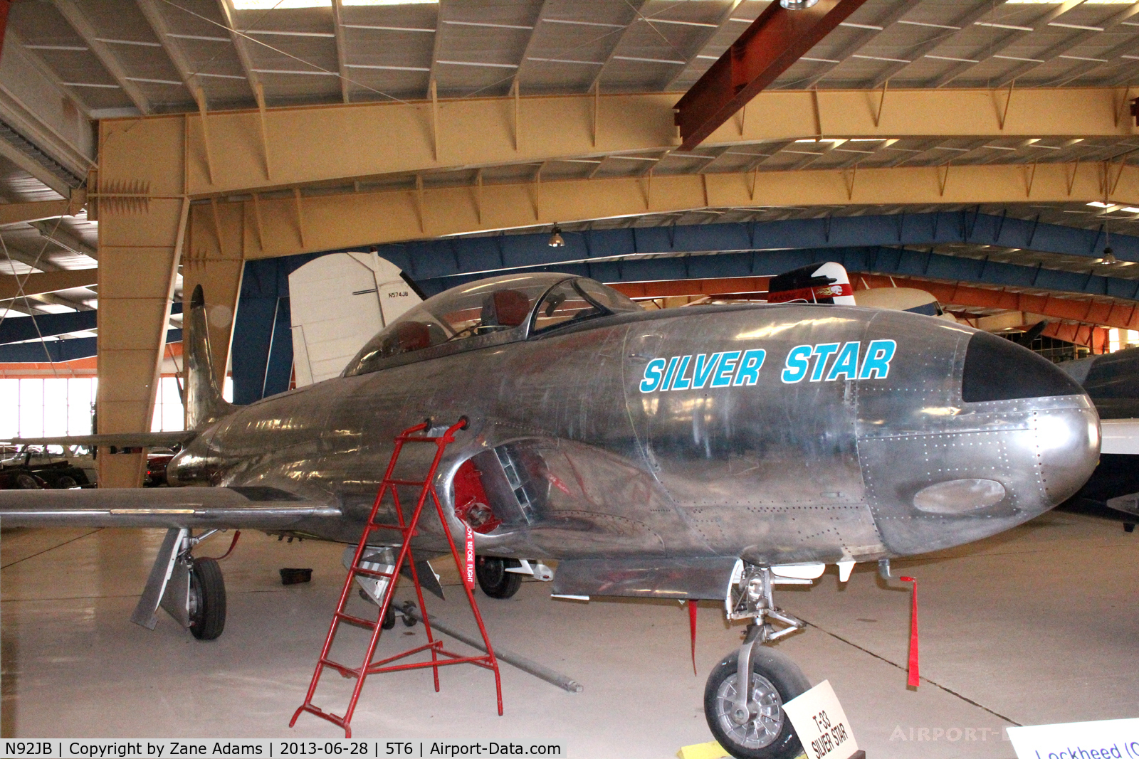 N92JB, 1957 Canadair T-33AN Silver Star 3 C/N T33-582, At the War Eagles Museum - Santa Teresa, NM