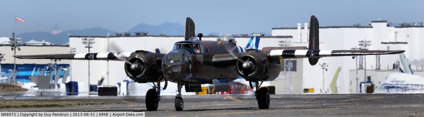 N88972, 1943 North American B-25D Mitchell C/N 100-23644, 2013 6th Annual Vintage Aircraft Weekend at the Historic Flight Foundation located at Payne Field