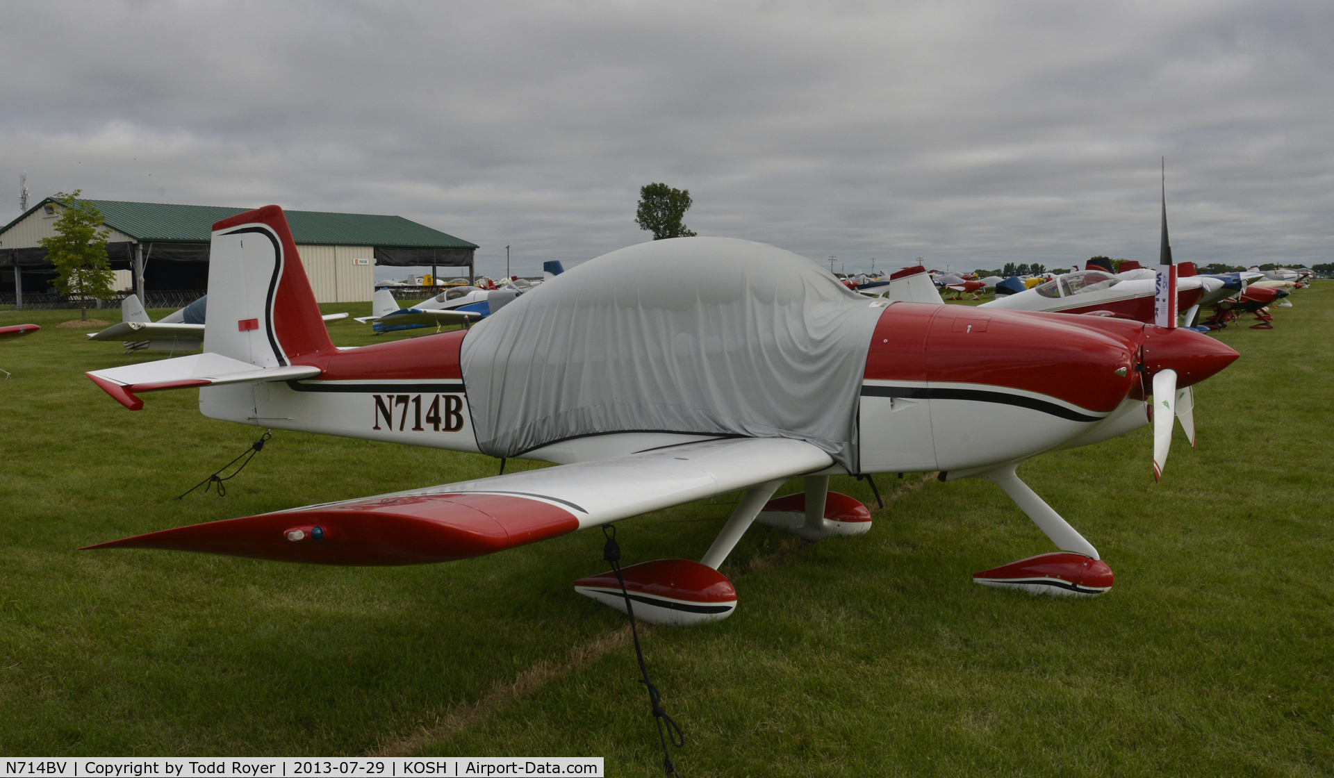 N714BV, 2009 Vans RV-8A C/N 80578, Airventure 2013