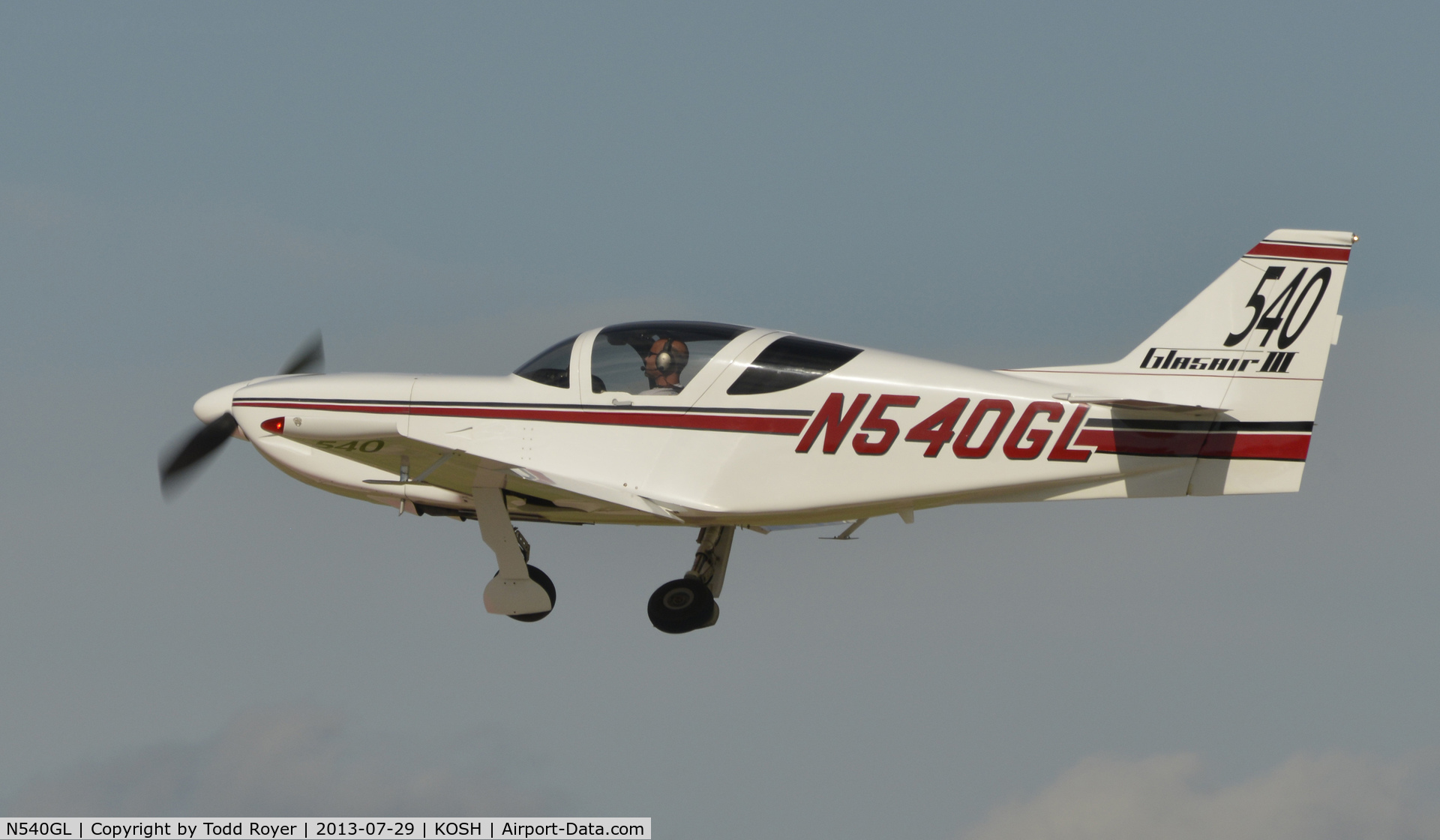 N540GL, 1990 Stoddard-Hamilton Glasair III C/N 3070, Airventure 2013