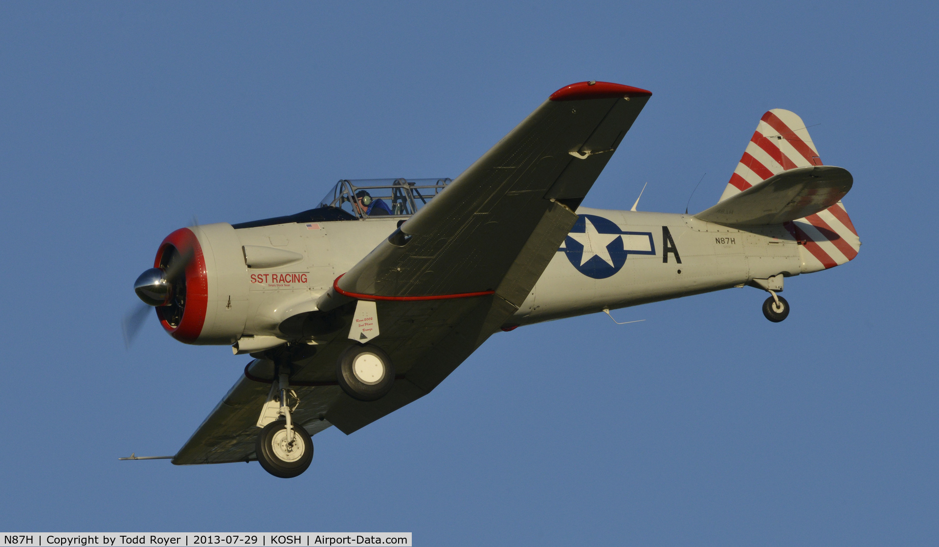 N87H, 1941 North American AT-6D Texan C/N 41-34571, Airventure 2013