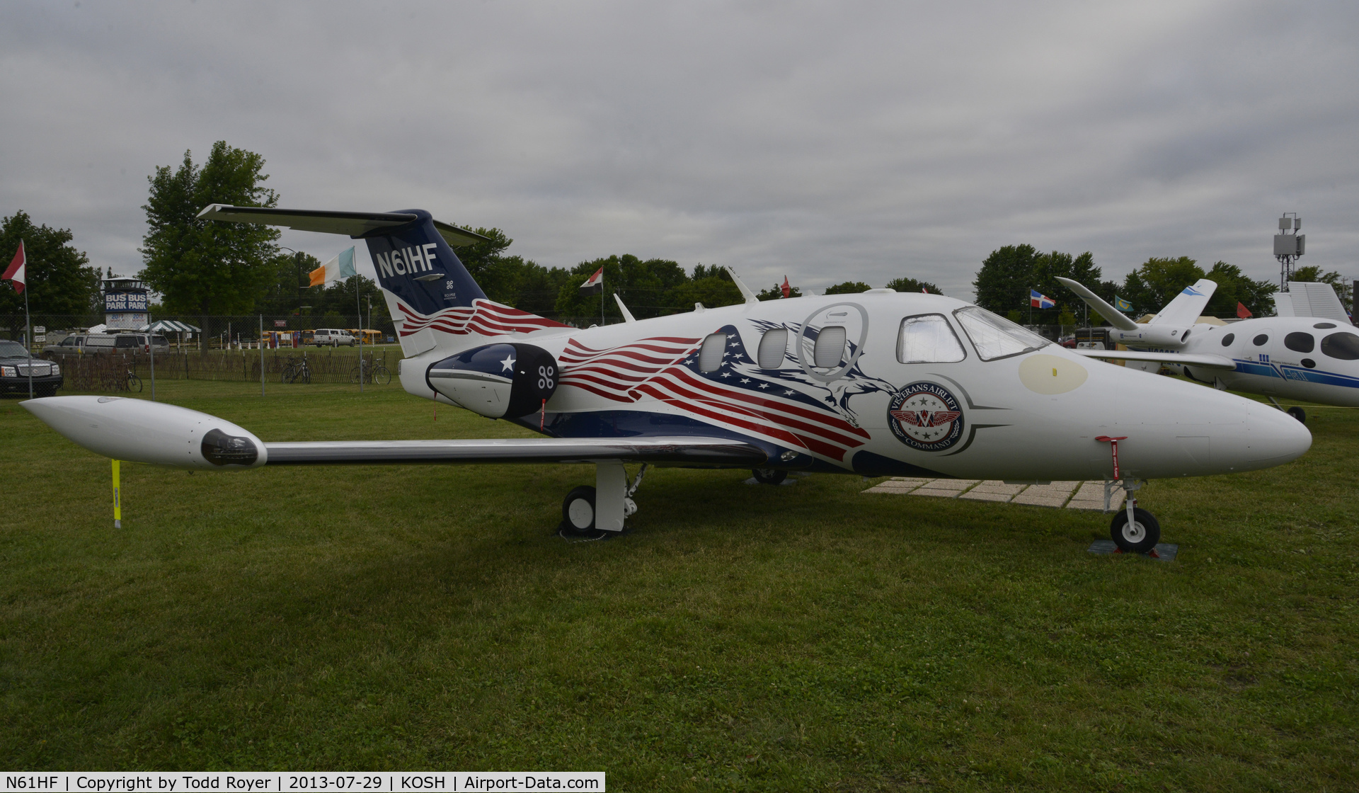 N61HF, 2007 Eclipse Aviation Corp EA500 C/N 000012, Airventure 2013