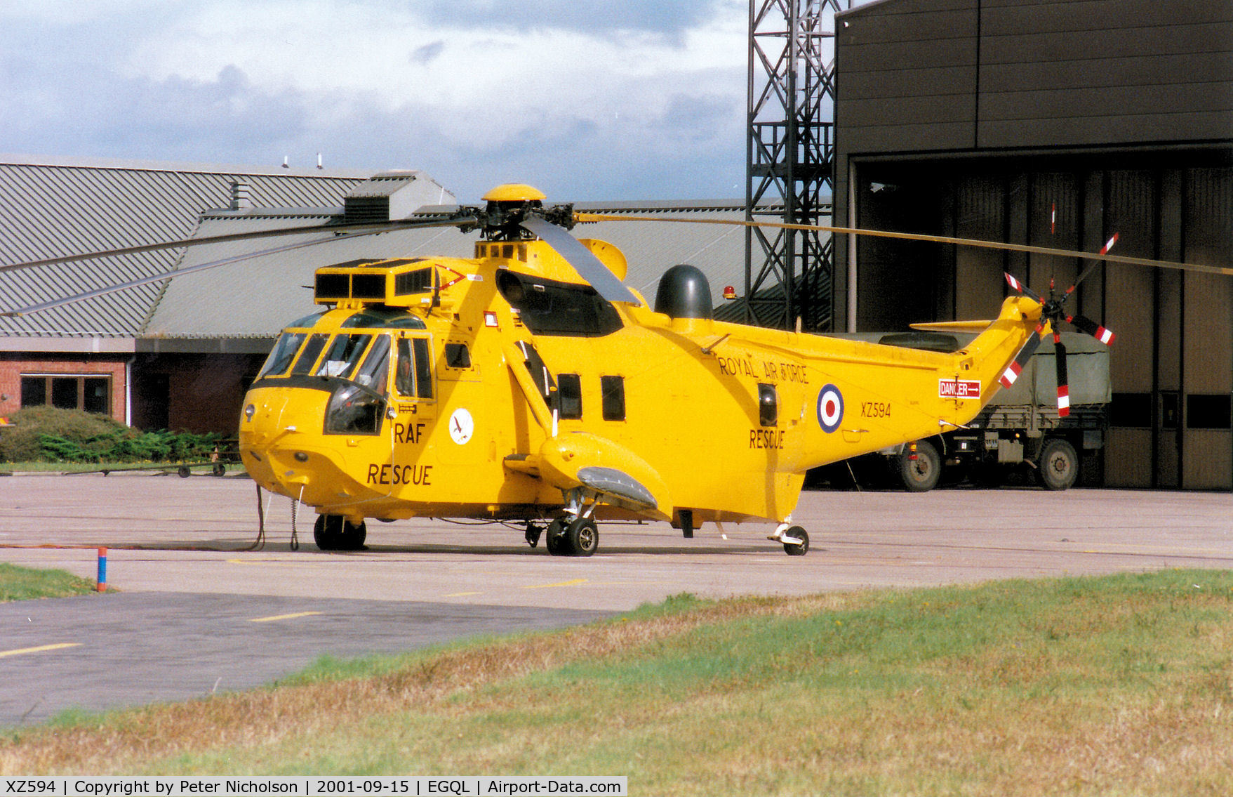XZ594, 1978 Westland Sea King HAR.3 C/N WA860, Sea King HAR.3 of 202 Squadron as seen at the 2001 RAF Leuchars Airshow.