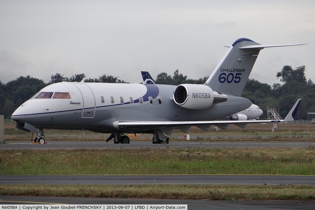 N605BA, 2007 Bombardier Challenger 605 (CL-600-2B16) C/N 5707, Bombardier Business Jet Solutions