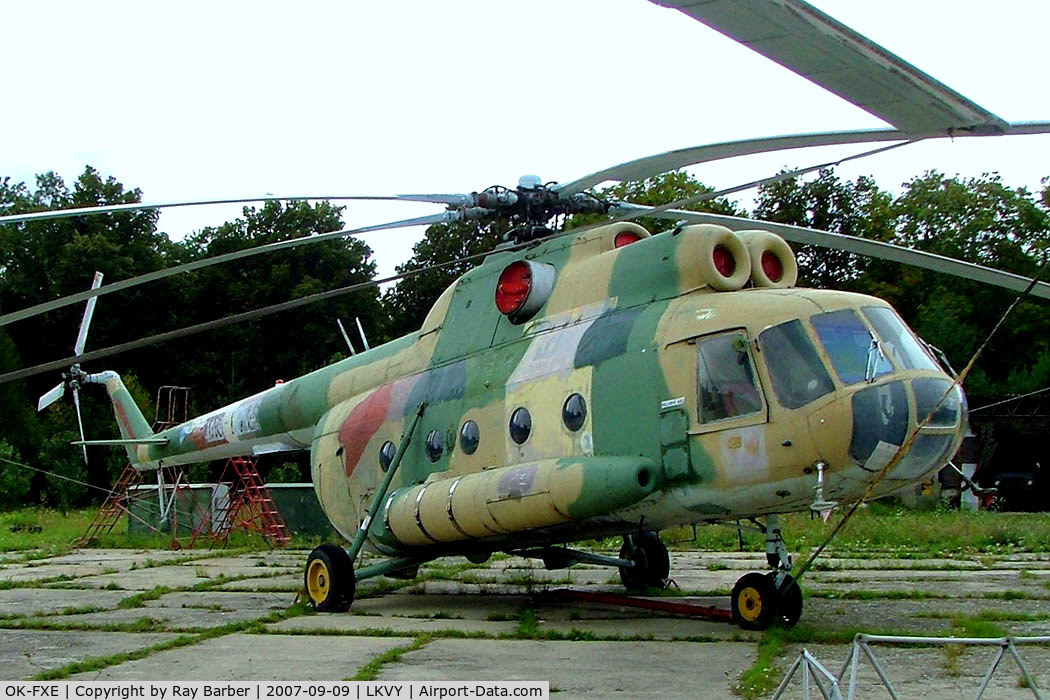 OK-FXE, 1975 Mil Mi-8T Hip C/N 10546, Mil Mi-8T [10546] Vyskov~OK 09/09/2007