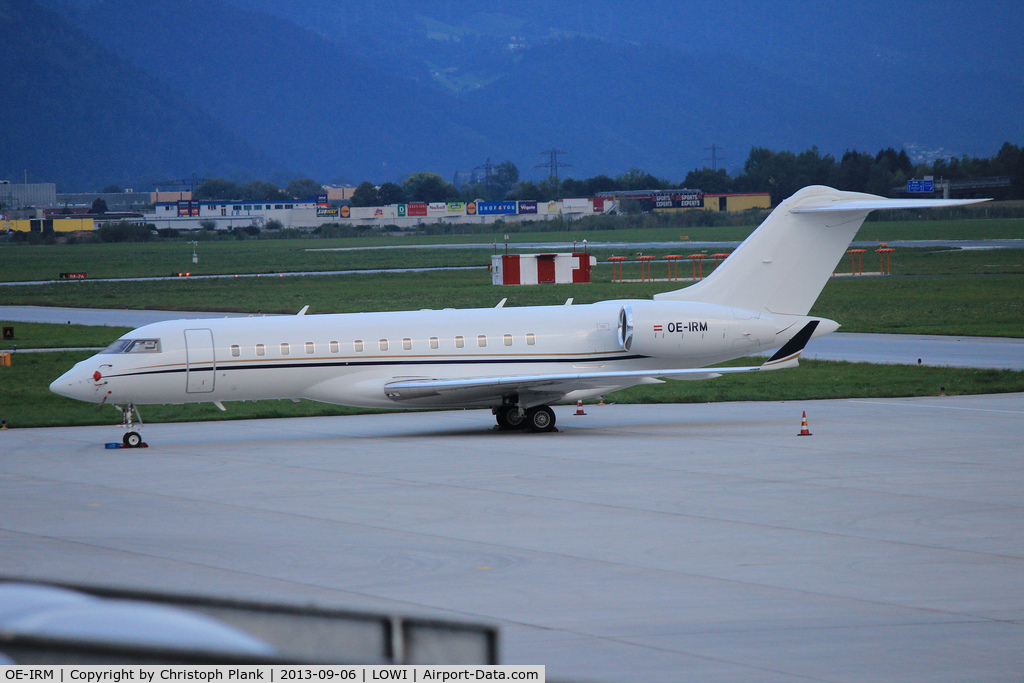 OE-IRM, 2008 Bombardier BD-700 1A10 Global Express C/N 9319, Global Jet Austria