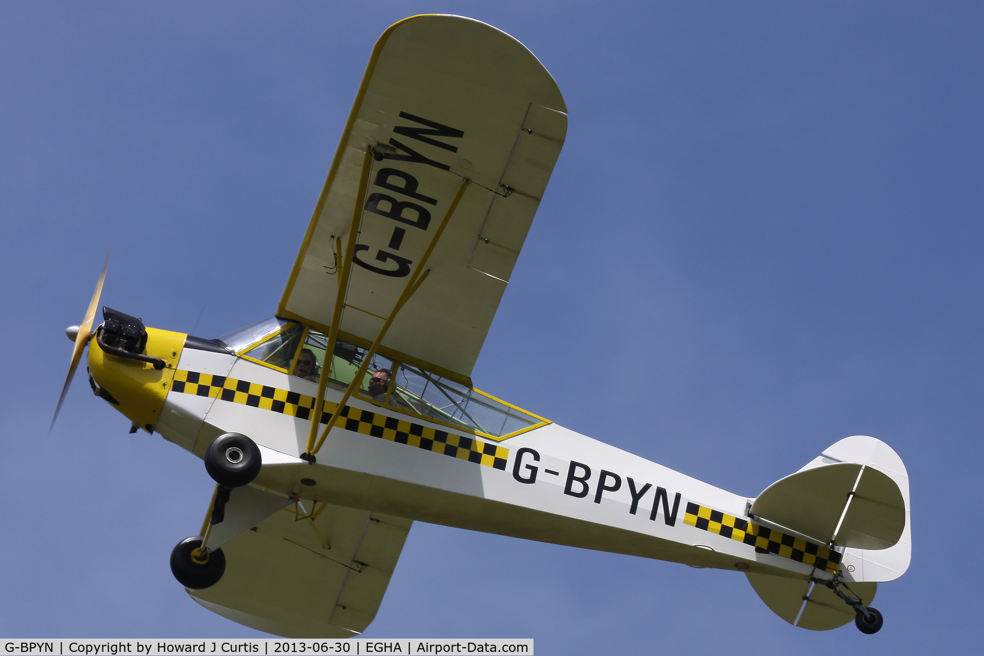 G-BPYN, 1943 Piper L-4H Grasshopper (J3C-65D) C/N 11422, Privately owned.