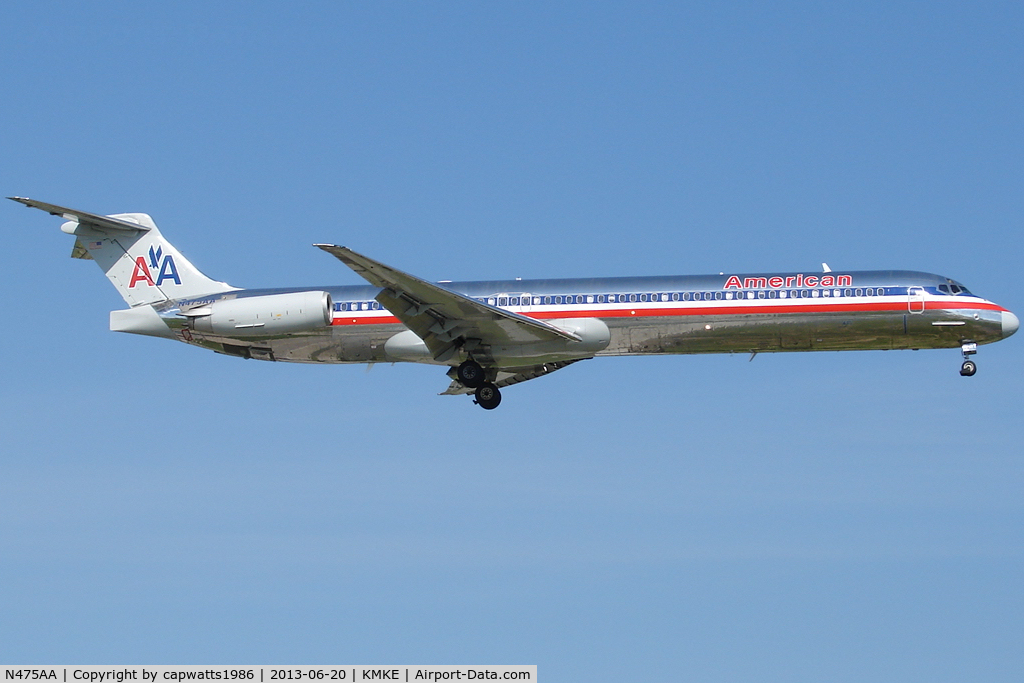 N475AA, 1988 McDonnell Douglas MD-82 (DC-9-82) C/N 49650, 