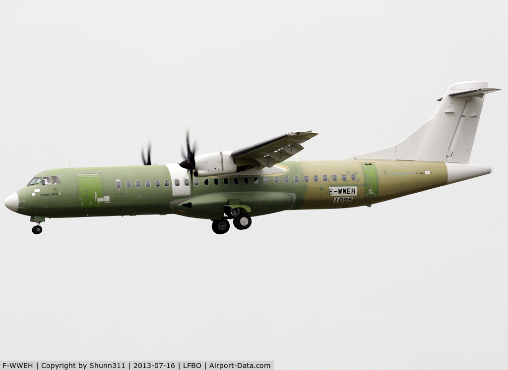 F-WWEH, 2013 ATR 72-600 C/N 1095, C/n 1095 - For Malindo Air