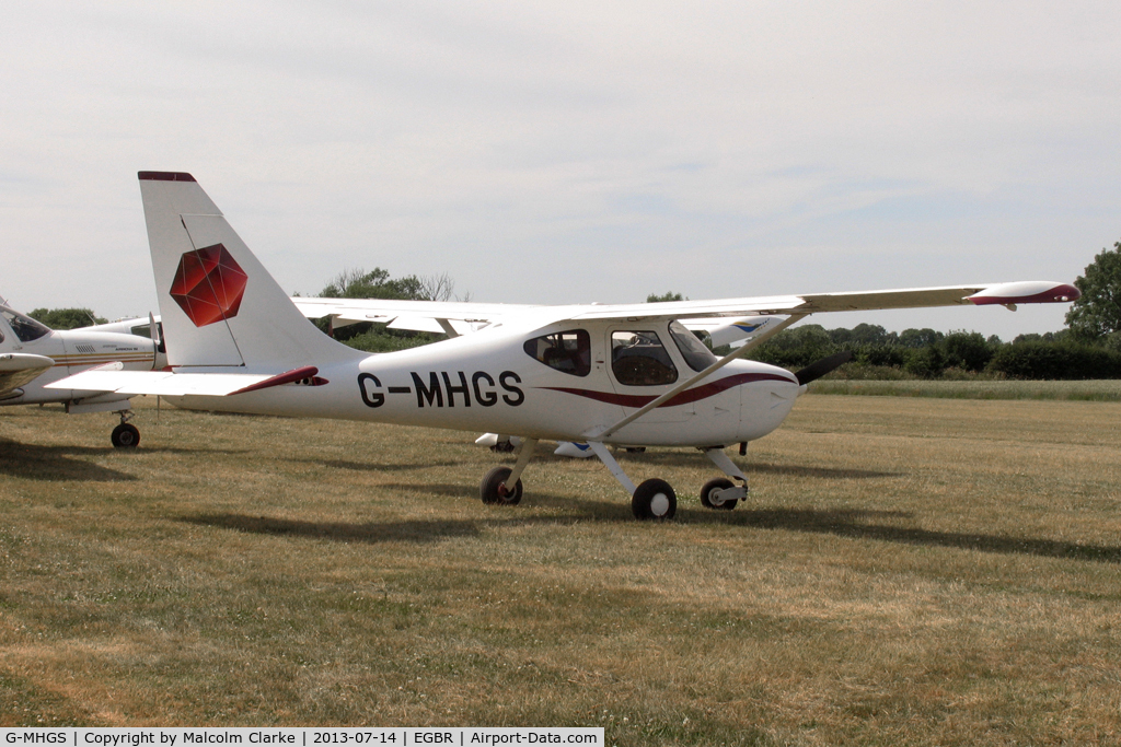 G-MHGS, 2004 Stoddard-Hamilton GlaStar C/N PFA 295-13473, Stoddard-Hamilton Glastar at The Real Aeroplane Company's Wings & Wheels Fly-In, Breighton Airfield, July 2013.
