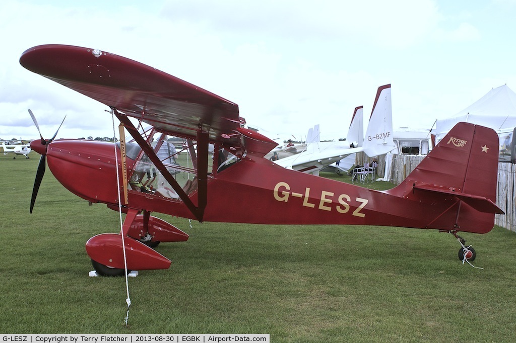 G-LESZ, 2003 Skystar Kitfox Series 5 C/N PFA 172C-12822, At 2013 LAA Rally at Sywell UK