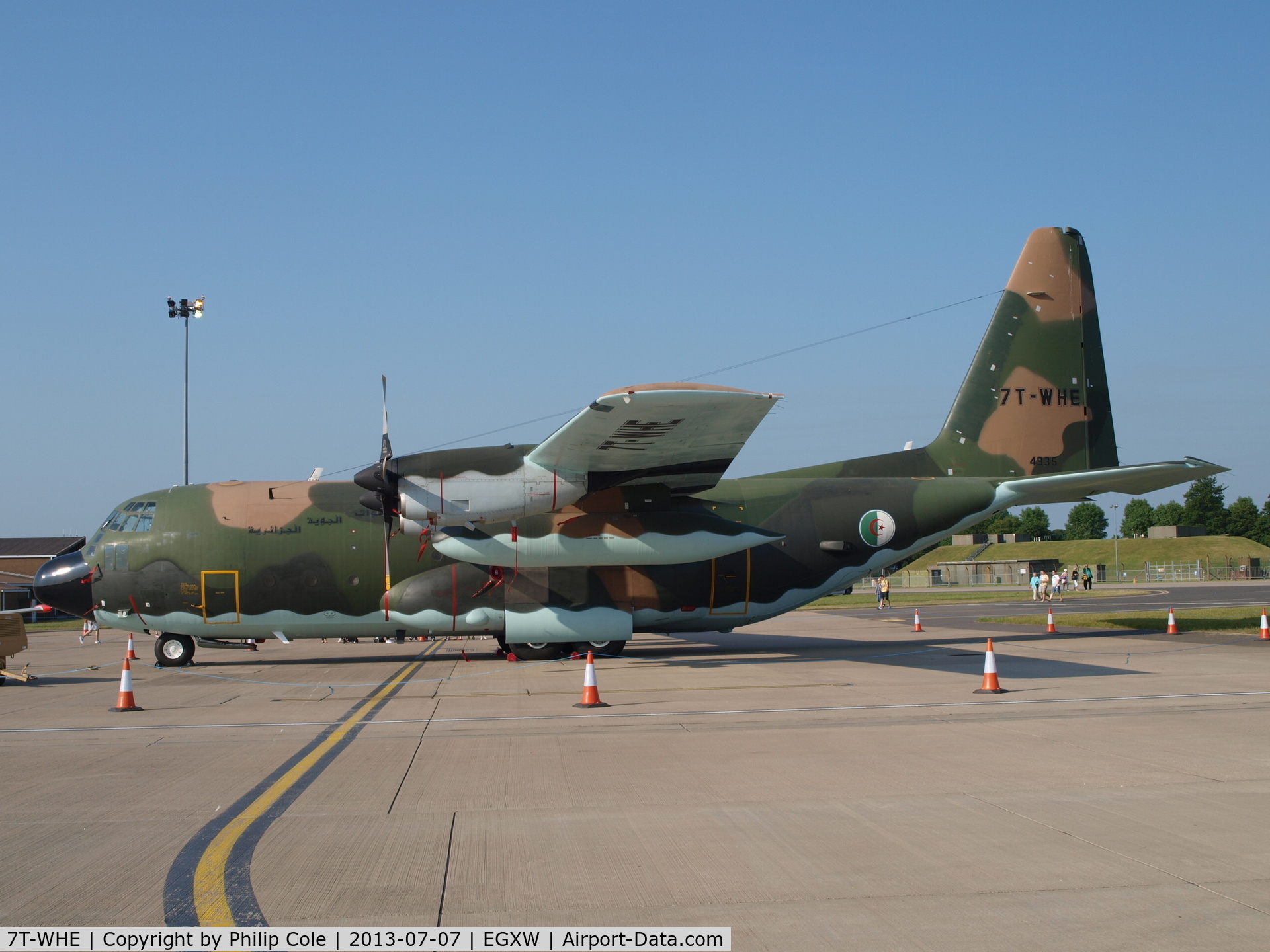 7T-WHE, 1982 Lockheed C-130H-30 Hercules C/N 382-4935, Waddington Show 2013