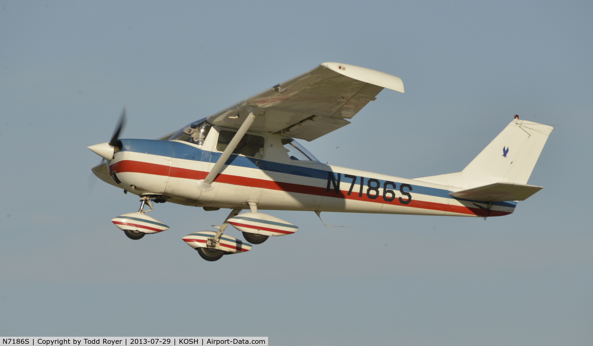 N7186S, 1967 Cessna 150H C/N 15067886, Airventure 2013