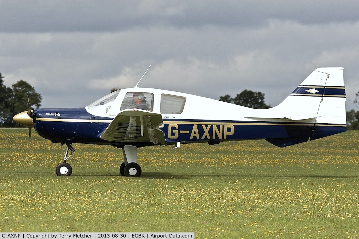 G-AXNP, 1969 Beagle B-121 Pup Series 2 (Pup 150) C/N B121-106, At the 2013 Light Aircraft Association Rally at Sywell in the UK