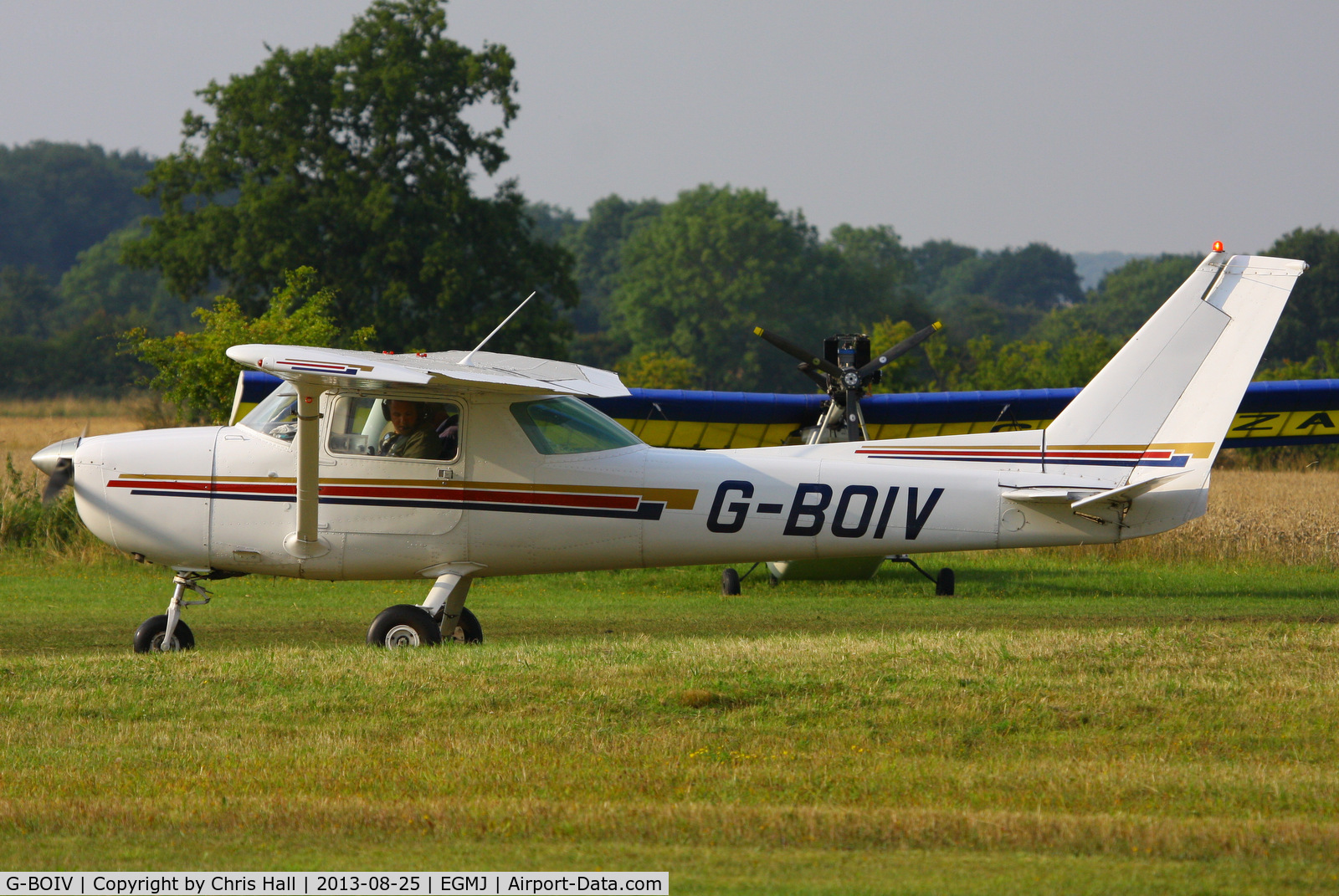 G-BOIV, 1976 Cessna 150M C/N 150-78620, at the Little Gransden Air & Vintage Vehicle Show