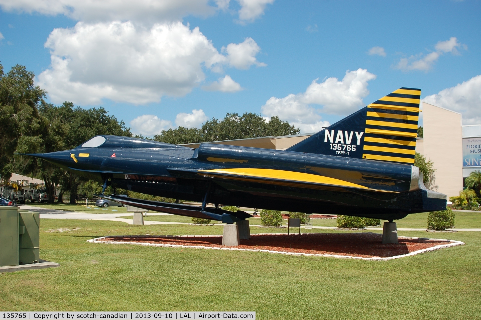 135765, 1953 Convair YF2Y-1 Sea Dart C/N Not found 135765, 1953 Convair YF2Y-1 Sea Dart, 135765, at the Florida Air Museum, Lakeland Linder Regional Airport, Lakeland, FL