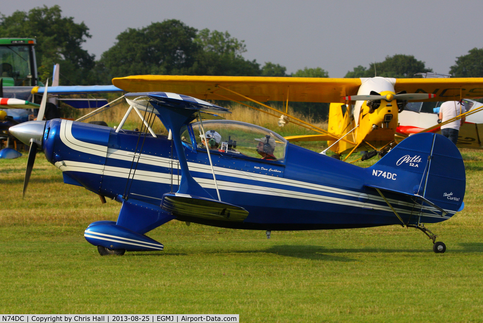 N74DC, 1980 Aerotek Pitts S-2A Special C/N 2228, at the Little Gransden Air & Vintage Vehicle Show
