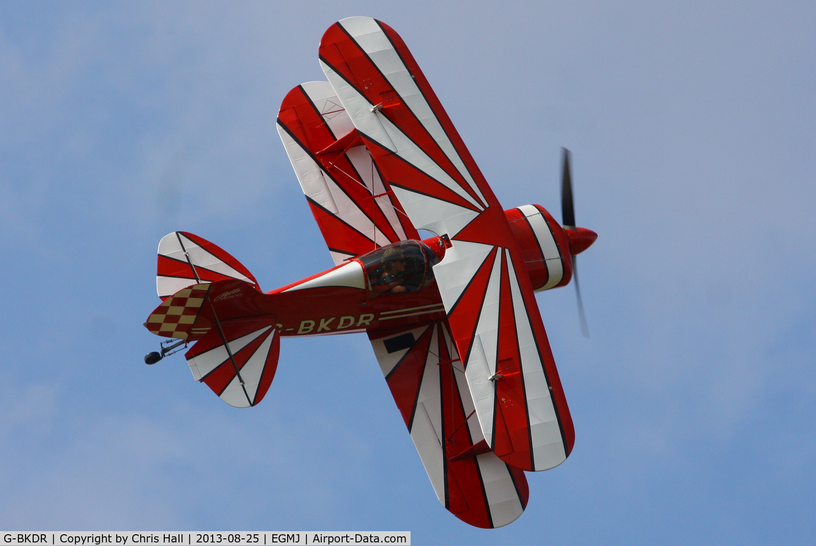 G-BKDR, 1982 Pitts S-1S Special C/N PFA 009-10654, at the Little Gransden Air & Vintage Vehicle Show