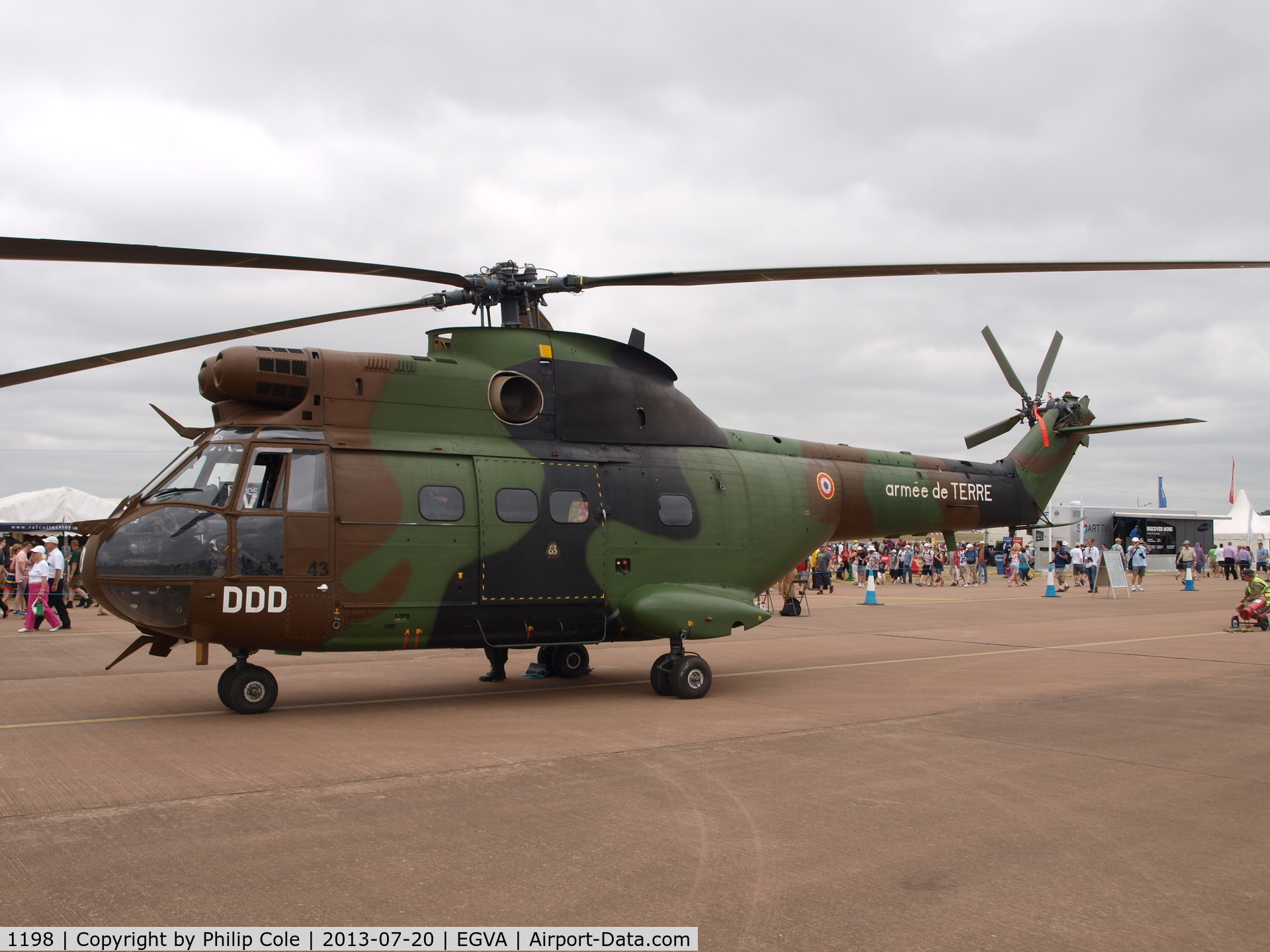 1198, Aérospatiale SA-330B Puma C/N 1198, RIAT 2013