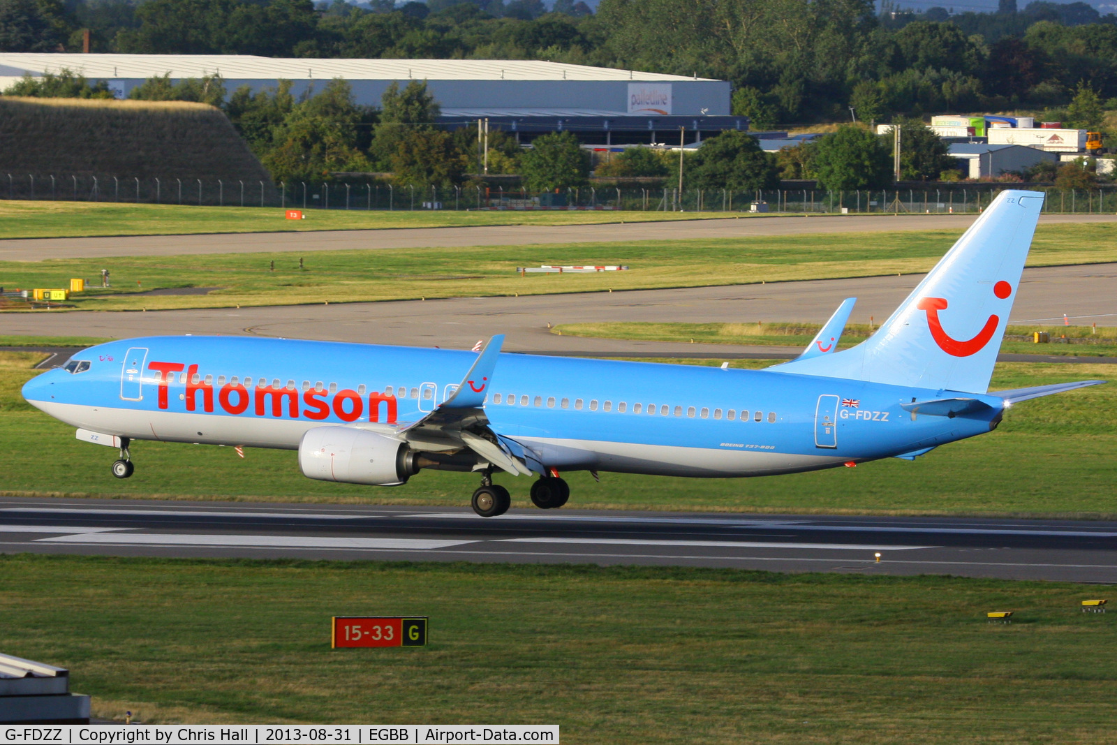 G-FDZZ, 2011 Boeing 737-8K5 C/N 37262, Thomson