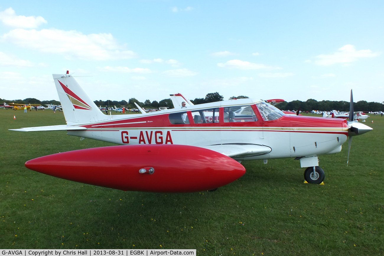 G-AVGA, 1966 Piper PA-24-260 Comanche B C/N 24-4489, at the LAA Rally 2013, Sywell